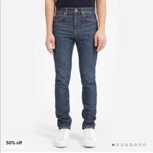 Everlane slim fit darker wash jeans size 34x30 NEW